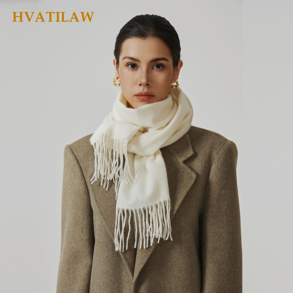 Wool Scarf Men - 2026 %100 Yün Düz Renk Eşarp