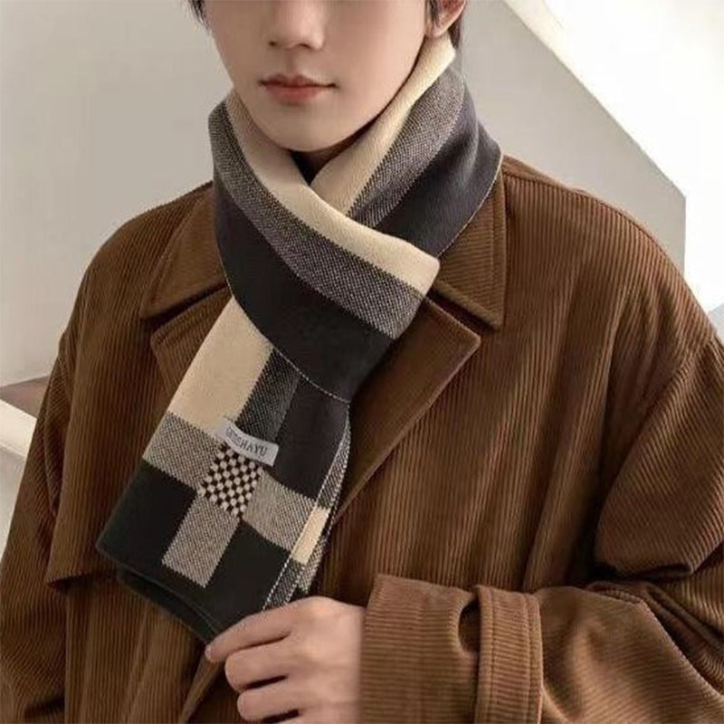 Wool Scarf Men - Yeni Kış Erkek Eşarp Sıcak Tutmak