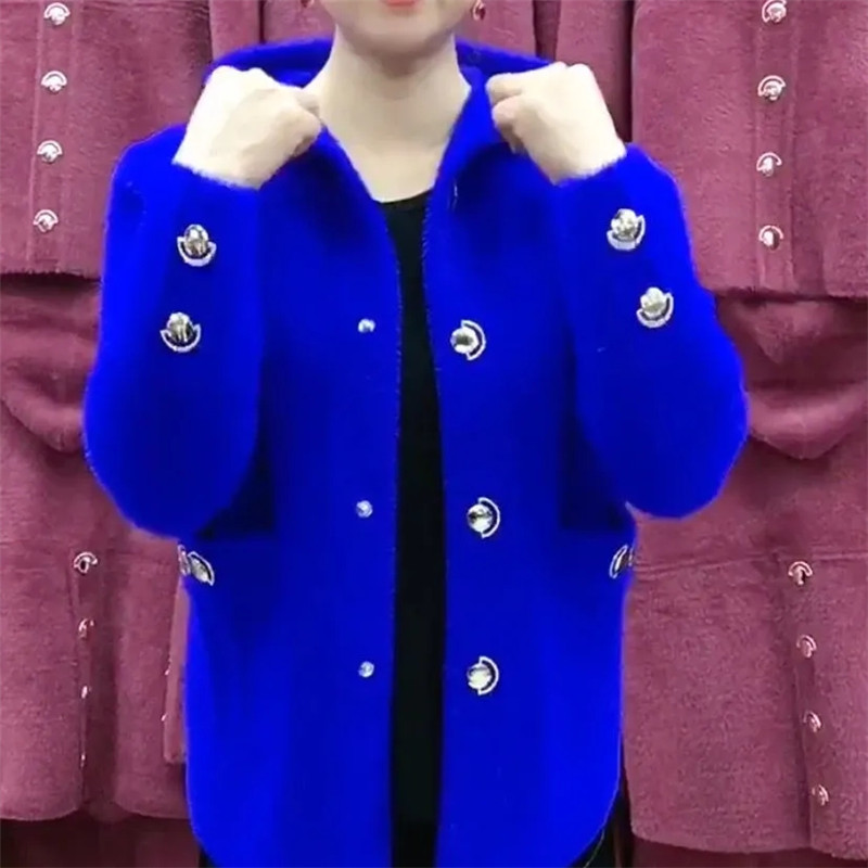 YENI Orta Yaşlı Yaşlı Anne Tak - Wool Coat Peacoat incelemesi ve fiyatı