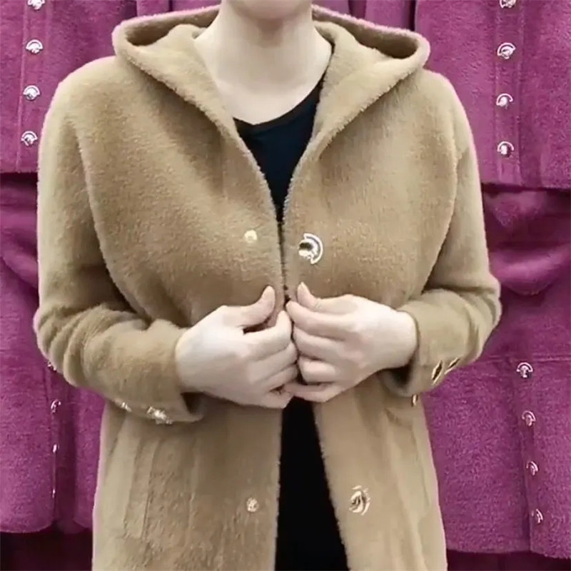 YENI Orta Yaşlı Yaşlı Anne Tak - Wool Coat Peacoat incelemesi ve fiyatı