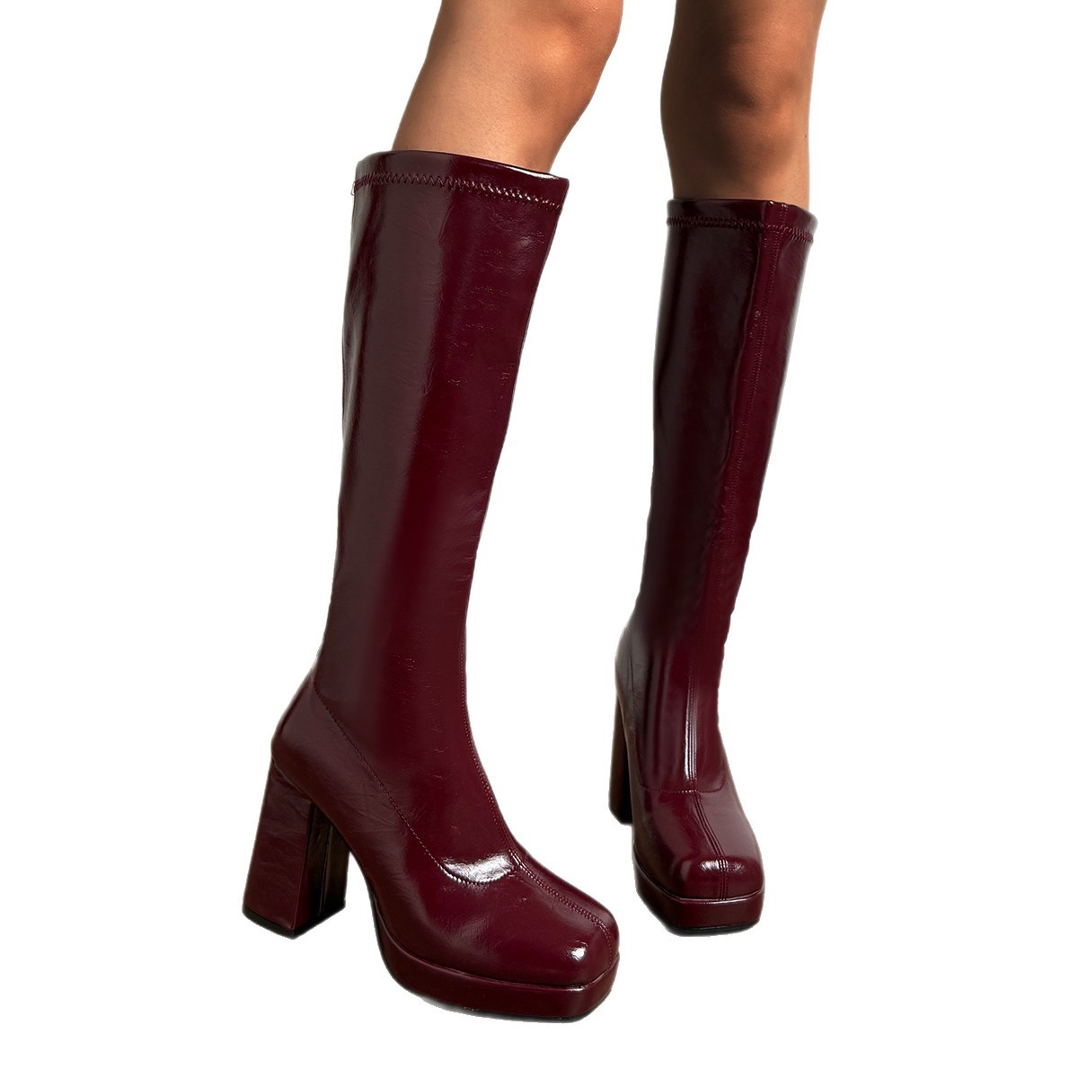 Şarap Kırmızısı Diz Boyu Bot,  - Waterproof Winter Boot incelemesi ve fiyatı