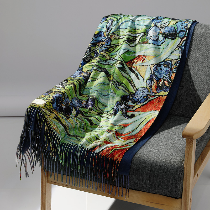 Lüks Marka Yağlıboya Kaşmir Eş - Wool Scarf Men incelemesi ve fiyatı